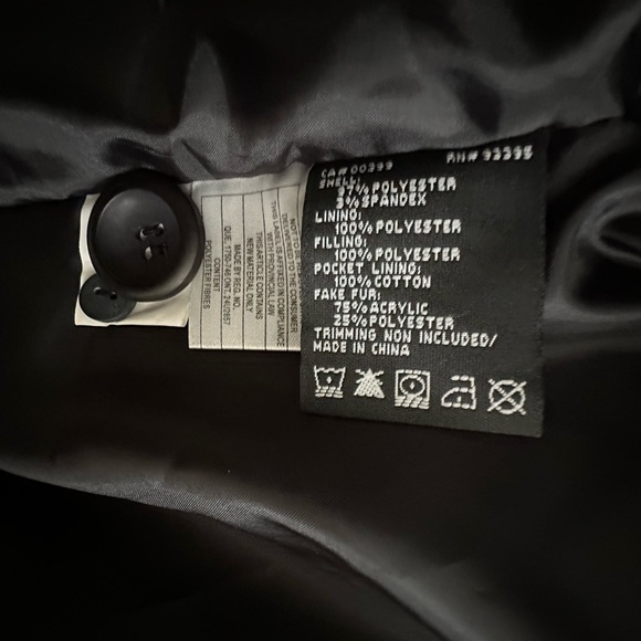 Mar Lo Jackets Artic Warmth Insulated Trench Coat W Faux Fur size 12 Hooded - Picture 6 of 9